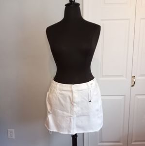 Express Mini White Skirt